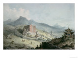 Poo Ta La, or Great Temple of Fo, Near Zehol,Tibet, China reproduction procédé giclée par William Alexander