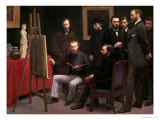 Studio at Batignolles, 1870 Giclee Print by Henri Fantin-Latour