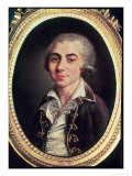 Portrait of Andre Chenier (1762-94) Giclee Print by Francois Thomise