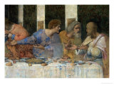The Last Supper, 1495-97 (Post Restoration) Giclee Print by Leonardo da Vinci 