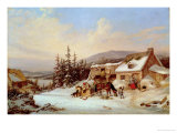 Quebec Giclee Print by Cornelius Krieghoff