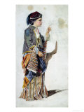 Figure of a Girl in Turkish Costume Reproduction procédé giclée par John Absolon
