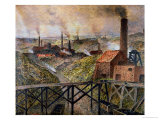 In the Black Country, 1890 reproduction procédé giclée par Constantin Meunier