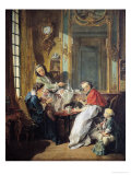 The Afternoon Meal, 1739 reproduction procédé giclée par Francois Boucher