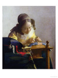 The Lacemaker, 1669-70 Giclée-Druck von Jan Vermeer