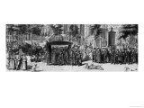 A French Funeral Giclee Print by Bernard Picart