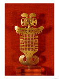Tolima Ornament in the Forma of a Human-Headed Bird, from Colombia Giclee Print