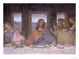 The Last Supper, 1495-97 (Post Restoration) Lámina giclée por Leonardo da Vinci