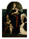 Madonna of the Burgermeister Meyer reproduction procédé giclée par Hans Holbein the Younger
