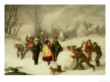 Snowballing Giclee Print by John Morgan