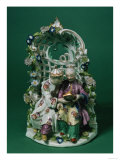Meissen Arbour Group, after a Painting by Boucher, circa 1760 Giclee Print