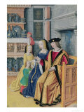 The Four Conditions of Society: Nobility Giclee-trykk av Jean Bourdichon The Four Conditions of Society: Nobility Giclee-trykk av Jean Bourdichon