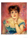 Portrait of the Actress Jeanne Samary, 1877 (Study) Giclee Print by Pierre-Auguste Renoir