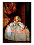 The Infanta Maria Marguerita (1651-73) in Pink Giclee Print by Diego Velázquez