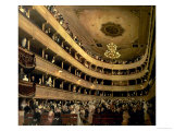 The Auditorium of the Old Castle Theatre, 1888 Reproduction procédé giclée par Gustav Klimt