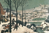 Chasseurs dans la neige -février, 1565 Reproduction procédé giclée par Pieter Bruegel the Elder