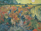 Red Vineyards at Arles, 1888 (Oil on Canvas) Giclee Print by Vincent van Gogh
