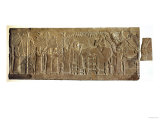 Banquet of Ashurbanipal, Gypsum Carving from North Palace, Nineveh, circa 640Bc Giclee Print