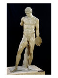 The Discophoros, Replica of a Classical Greek Original Giclee Print by Naukydes 