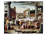 The Arrest and Supplication of Sir Thomas More (1478-1535) Giclee Print by Antoine Caron