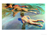 Children on the Beach, 1910 reproduction procédé giclée par Joaquín Sorolla y Bastida