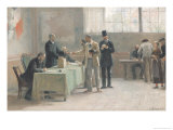 The Universal Franchise, 1888 Giclee-trykk av Alfred-Henri Bramtot