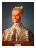 Leonardo Loredan (1436-1521) Doge of Venice from 1501-21, circa 1501 Giclée-tryk af Giovanni Bellini