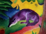 Franz Marc - Blue Fox, 1911 - Giclee Baskı