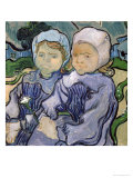 Two Little Girls, c.1890 Wydruk giclee autor Vincent van Gogh Two Little Girls, c.1890 Wydruk giclee autor Vincent van Gogh