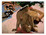 Aha Oe Feii (Are You Jealous), 1892 (Oil on Canvas) Reproduction procédé giclée par Paul Gauguin