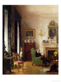 The Grey Drawing Room Giclee Print by Albert Chevallier Tayler