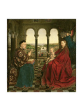 The Rolin Madonna (La Vierge De Chancelier Rolin), circa 1435 reproduction procédé giclée par Jan van Eyck 