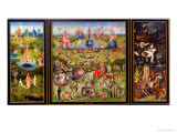 The Garden of Earthly Delights, circa 1500 Giclée-tryk af Hieronymus Bosch The Garden of Earthly Delights, circa 1500 Giclée-tryk af Hieronymus Bosch