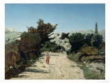 Route De La Gineste, Near Marseilles, 1859 Giclee Print by Paul Camille Guigou