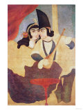 Courtier from the Court of Shah Abbas, Safavid Period, 18th Century Giclee Print