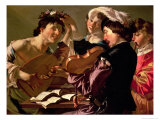 The Concert Giclee Print by Theodore van Baburen