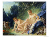 Diana Getting out of Her Bath, 1742 Giclee Print by Francois Boucher