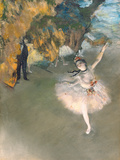 The Star, or Dancer on the Stage, circa 1876-77 Reproduction procédé giclée par Edgar Degas