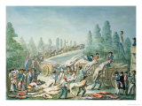Transporting Corpses During the Revolution, circa 1790 Giclee-trykk av Etienne Bericourt