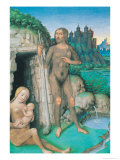 The Four Conditions of Society: the Wild State Giclee Print by Jean Bourdichon
