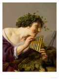 Pan Playing His Pipes Giclee Print by Paulus Moreelse