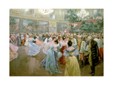 Salle de bal au Hofburg, 1900 reproduction procédé giclée par Wilhelm Gause