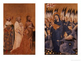 Richard II Presented to the Virgin and Child by His Patron Saint John the Baptist Giclee Print by Master of the Wilton Diptych 