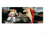 Sacred and Profane Love, circa 1515 Wydruk giclee autor Titian (Tiziano Vecelli) Sacred and Profane Love, circa 1515 Wydruk giclee autor Titian (Tiziano Vecelli)