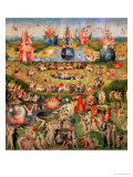 The Garden of Earthly Delights: Allegory of Luxury, Central Panel of Triptych, circa 1500 Wydruk giclee autor Hieronymus Bosch