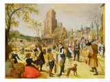 A Village Kermesse Impressão giclée por Sebastian Vrancx A Village Kermesse Impressão giclée por Sebastian Vrancx