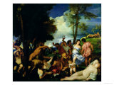 The Andrians, c.1523-4 Lámina giclée por Titian (Tiziano Vecelli) The Andrians, c.1523-4 Lámina giclée por Titian (Tiziano Vecelli)