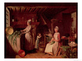 Provencal Kitchen Giclee Print by Antoine Raspal