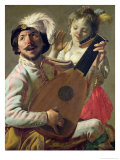 The Duet, 1628 Giclee Print by Hendrick Terbrugghen The Duet, 1628 Giclee Print by Hendrick Terbrugghen