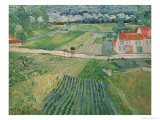 Landscape at Auvers after the Rain, c.1890 Giclee Print by Vincent van Gogh